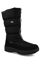 Black platform zip-up winter boots Forester 4202984 photo №5