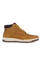 Warm membrane shoes made of nubuck in a sporty style Forester 4202985 photo №4