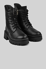 Women's boots made of genuine leather for the winter  4205985 photo №4