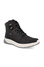 Warm membrane shoes made of nubuck in a sporty style Forester 4202986 photo №1