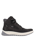 Warm membrane shoes made of nubuck in a sporty style Forester 4202986 photo №3