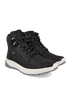 Warm membrane shoes made of nubuck in a sporty style Forester 4202986 photo №6