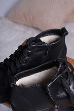 Winter leather high men's sneakers  4205989 photo №3