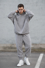 Чоловічий Флісовий Спортивний Костюм  Utopia Gray Without 8055990 photo №2