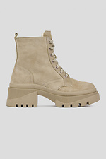Demi beige suede boots  4205991 photo №1