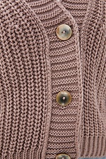 Short knitted jacket with buttons  4037992 photo №3
