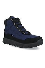 Теплые мембранные ботинки синего цвета в спортивном стиле Forester 4202992 фото №1