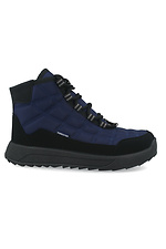 Теплые мембранные ботинки синего цвета в спортивном стиле Forester 4202992 фото №2
