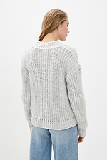 Short knitted jacket with buttons  4037993 photo №3