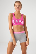 Cotton women's underwear set in sports style U.S. Polo 4026995 photo №1