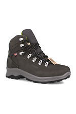 Warm membrane shoes made of nubuck in a sporty style Forester 4202995 photo №1