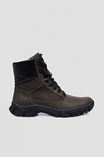 Khaki high tactical boots with a Gore-tex membrane  4205998 photo №1