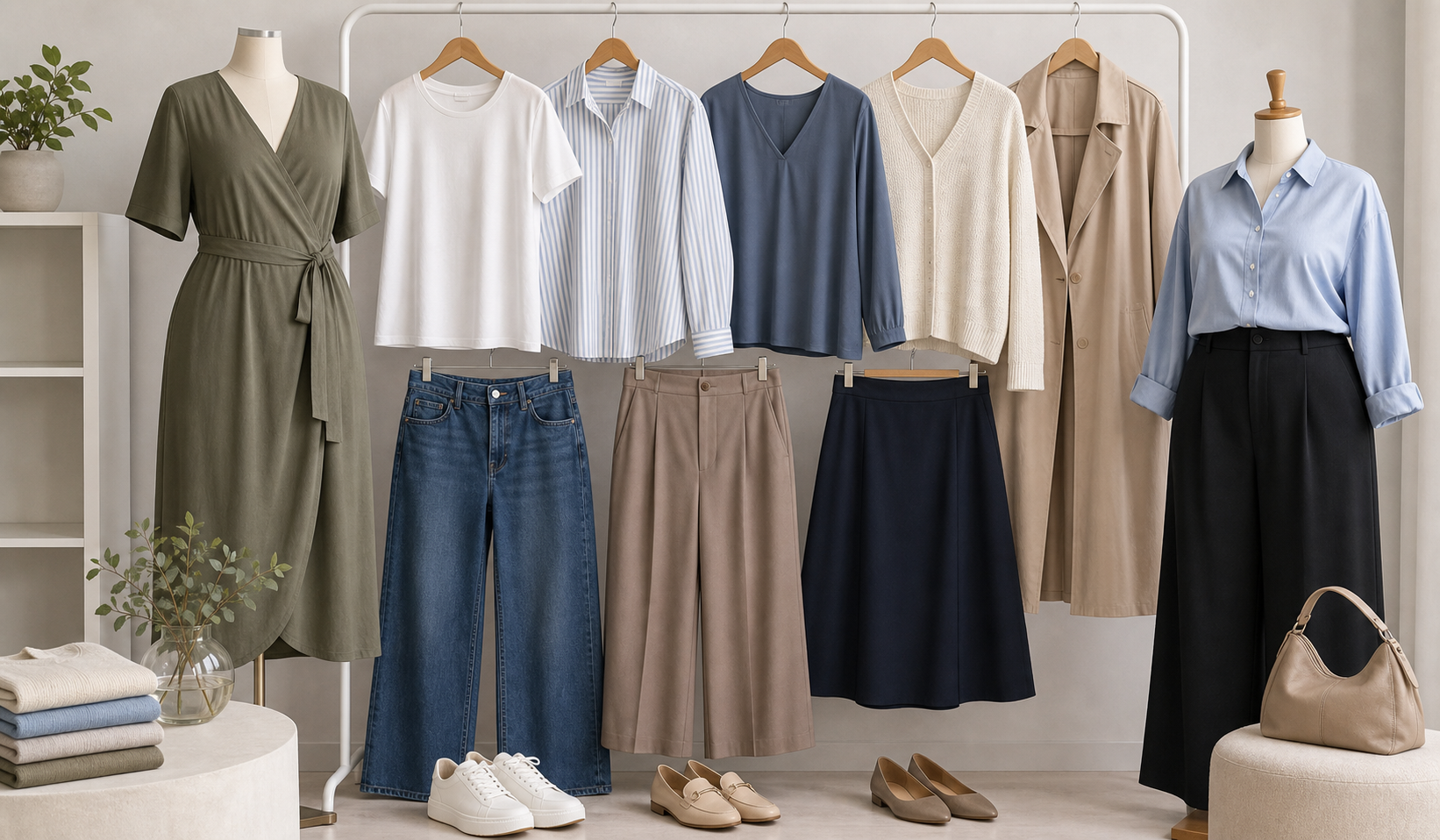 Liste der Basics für eine Plus-Size-Garderobe