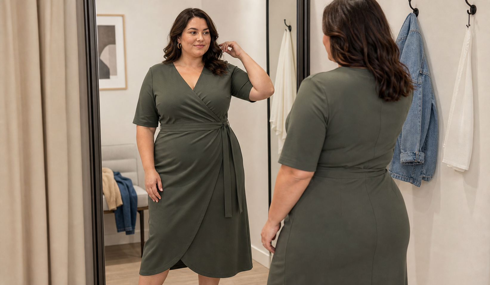 Правильна та неправильна посадка сукні на фігурі Plus Size