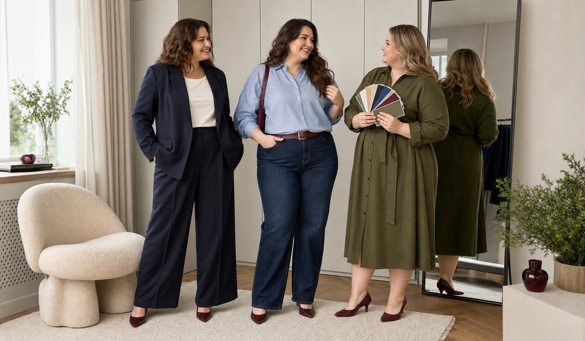 A selection of Garne looks for a Plus Size woman's wardrobe