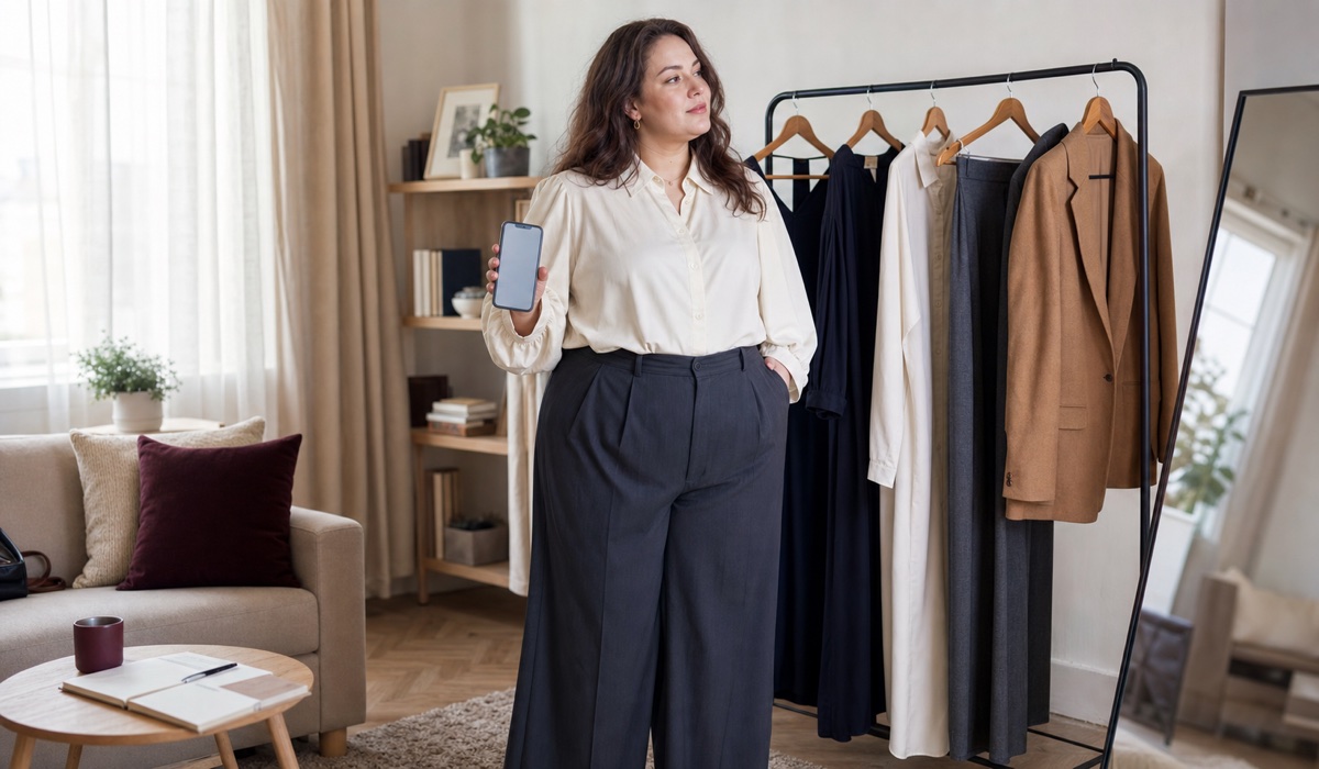 Plus Size образ для онлайн-покупки одежды Garne с оплатой частями