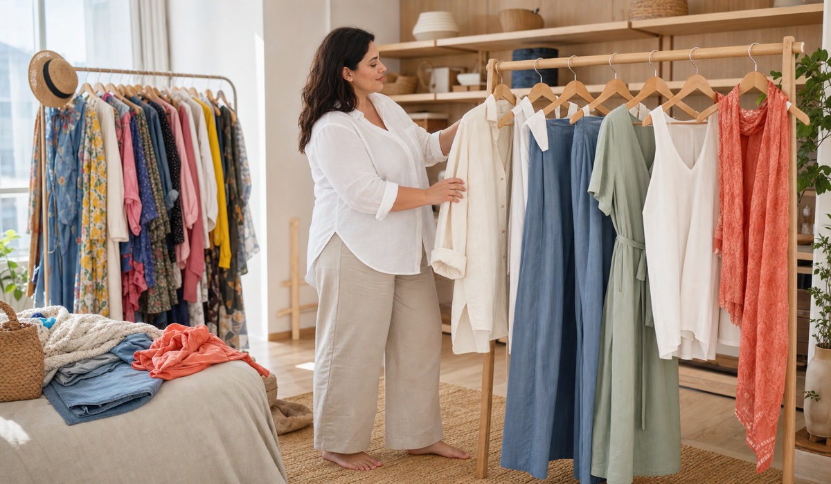 Разбор летнего гардероба Plus Size перед распродажей